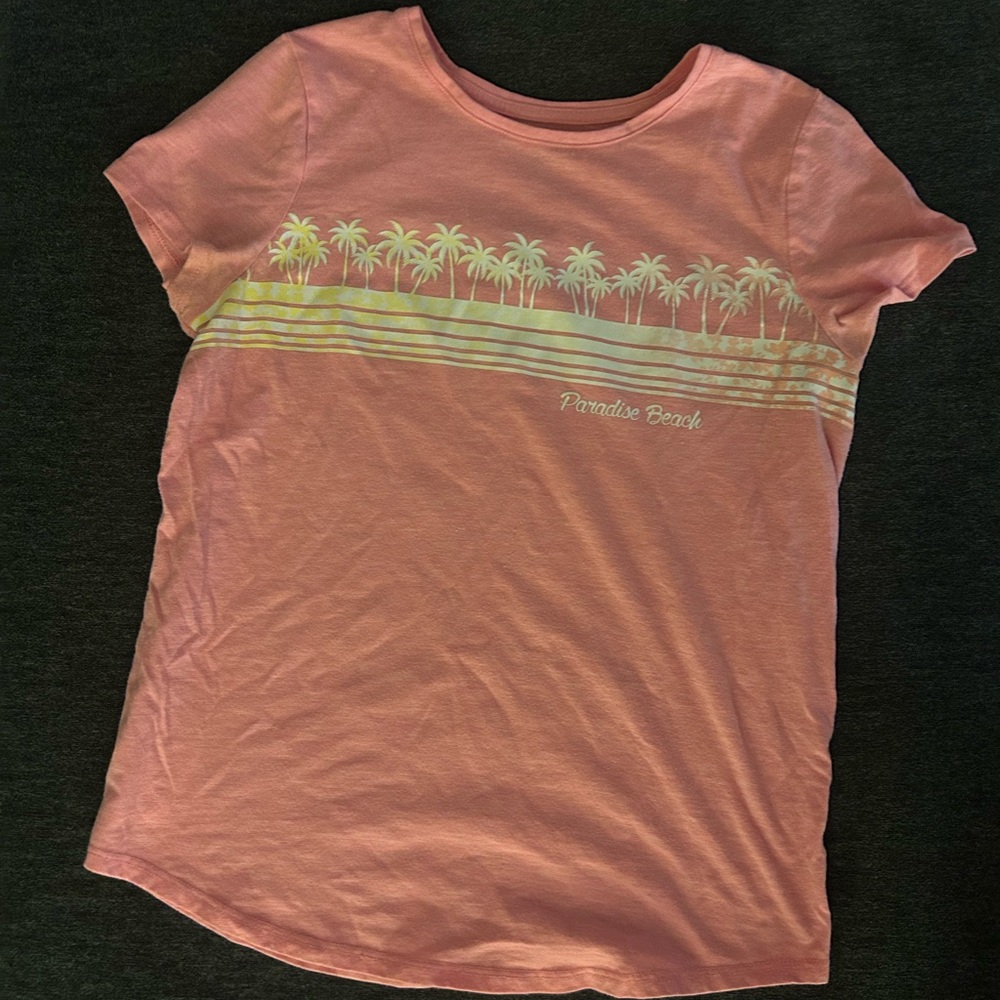 SO Pink Paradise Beach Kids T-Shirt